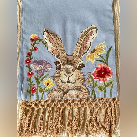 Pier 1 imports blue Easter table runner - Picture 4 of 10